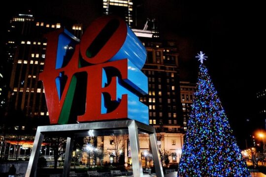 Philadelphia Holiday Lights Private 2.5 Hour Driving Tour